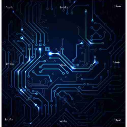 blue Abstract background of digital technologies